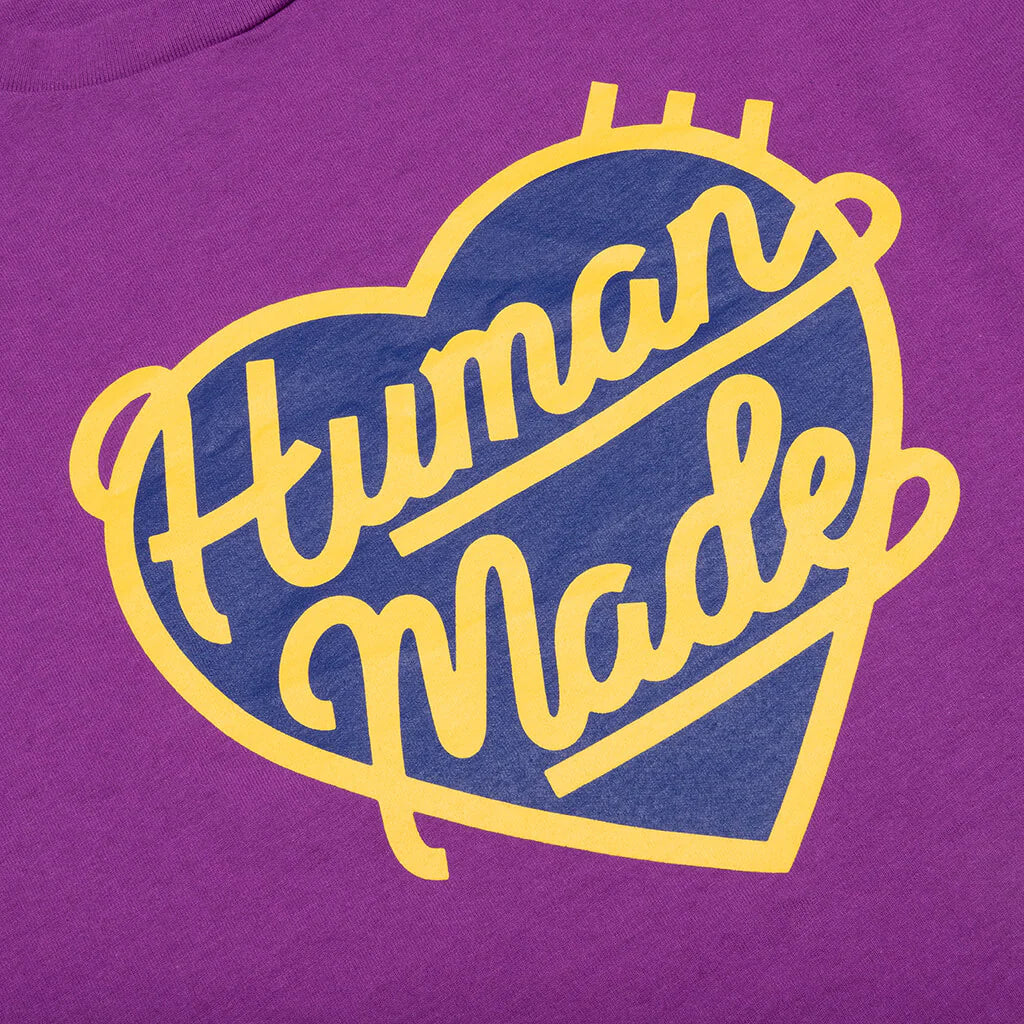 Graphic L S T Shirt 4 Purple