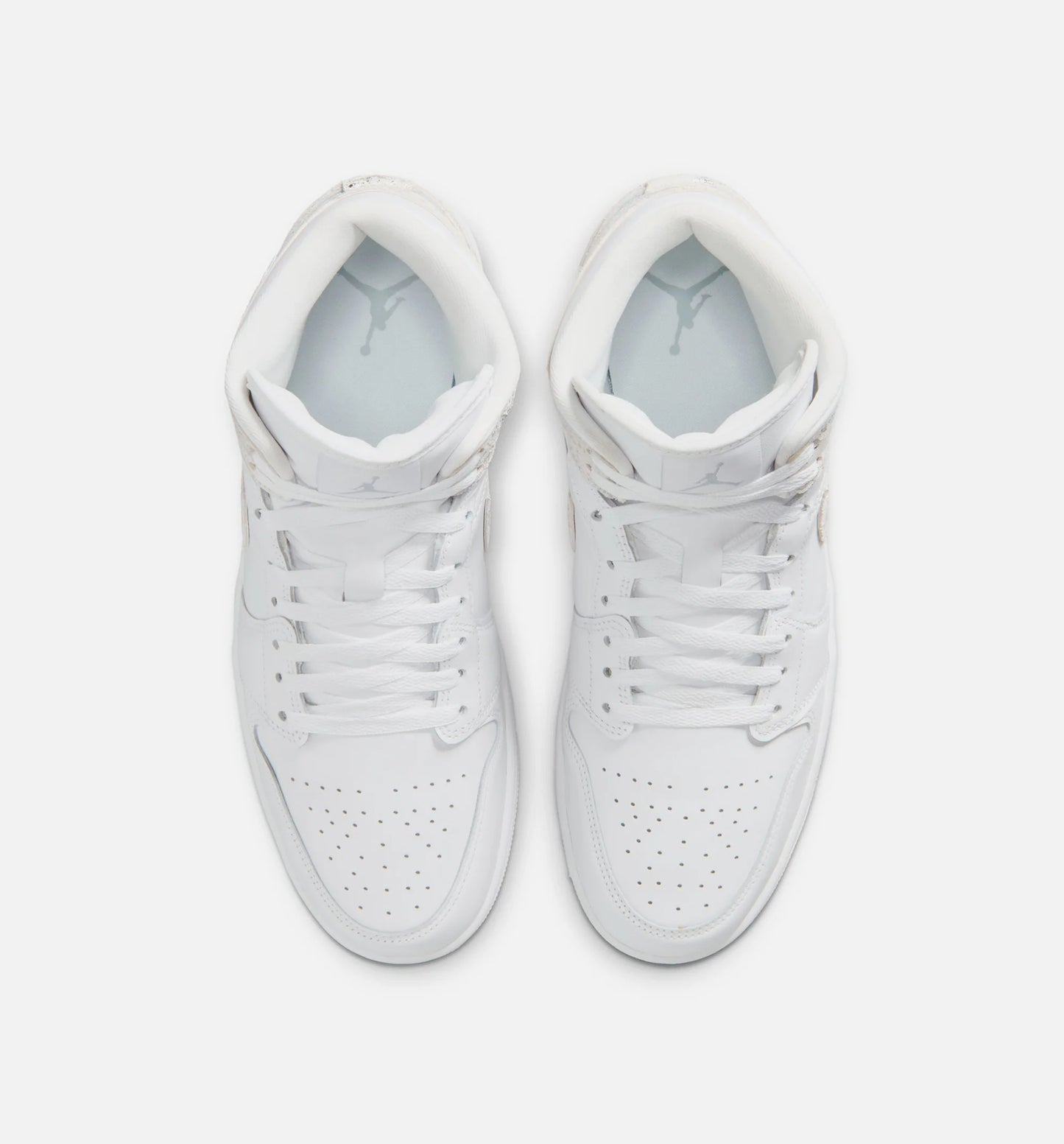 Air Jordan 1 Mid SE Mens Lifestyle Shoe White White White Field Silver