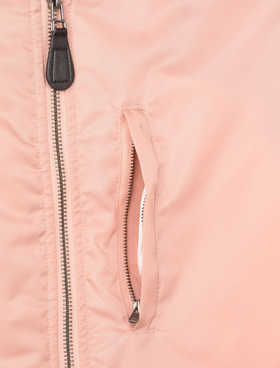 Stussy Flight Satin Bomber Jacket Mens Peach