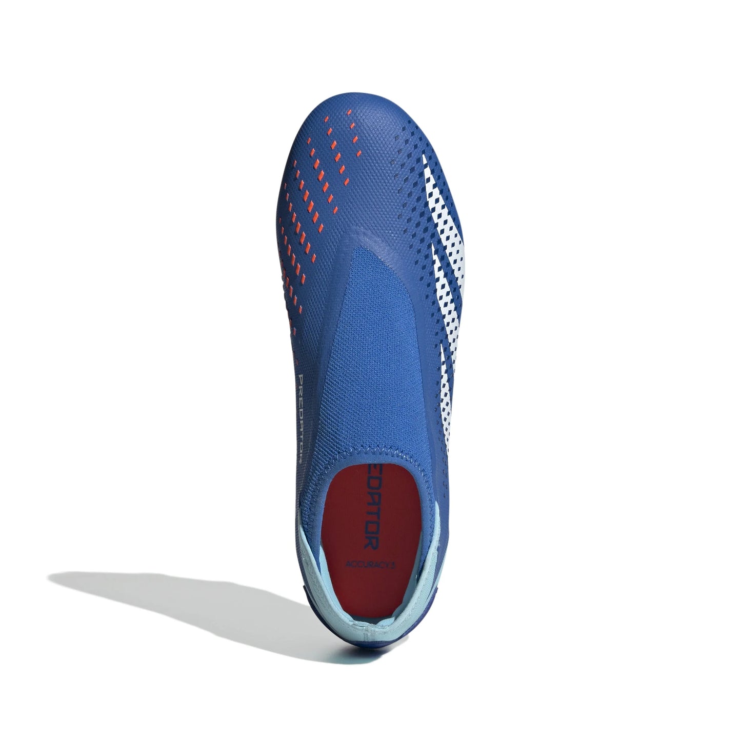 adidas Predator Accuracy3 Laceless FG Firm Ground Soccer Cleats Bright Royal Cloud White Bliss Blue