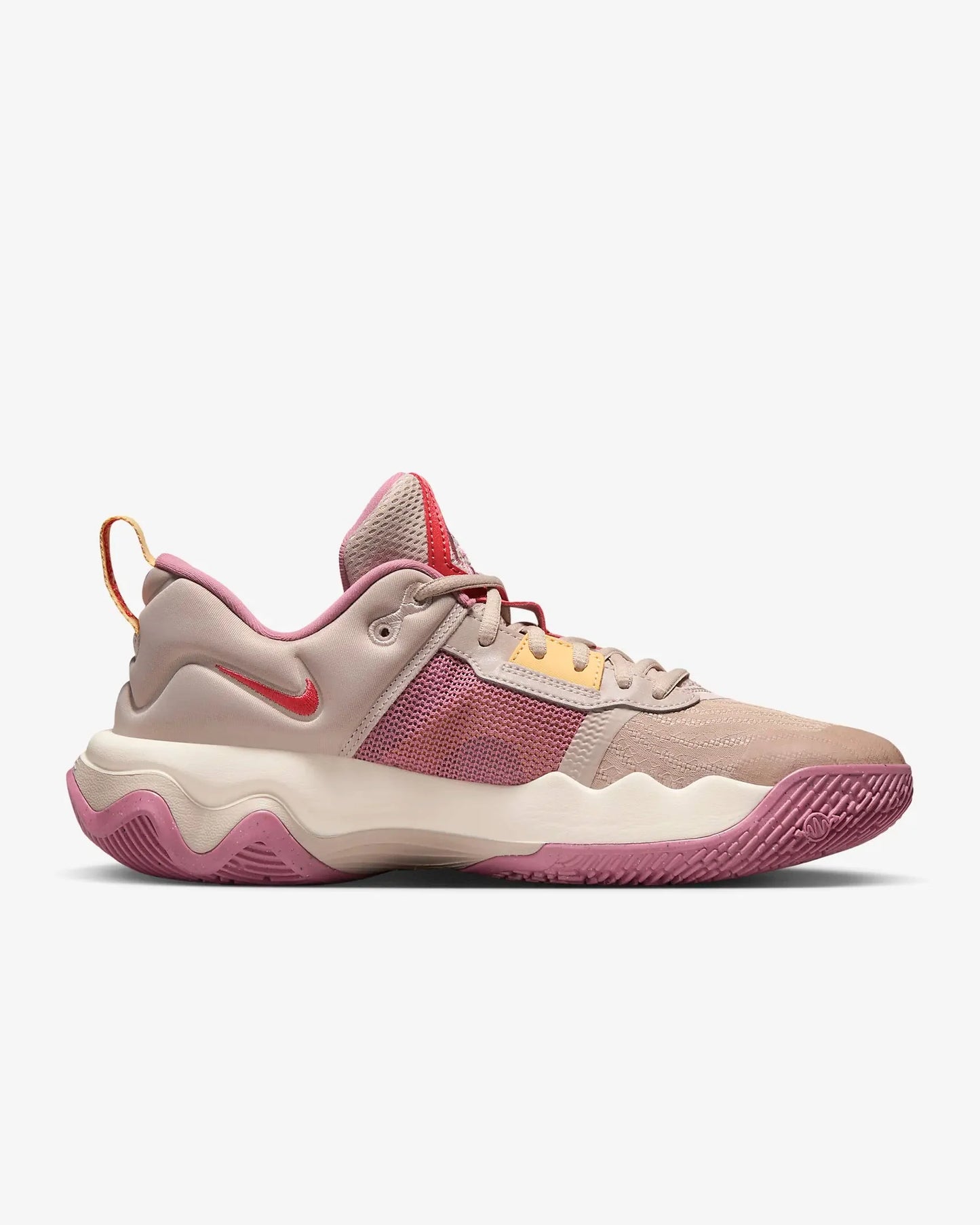 Tênis Nike Giannis Immortality 3 Bege Roxo