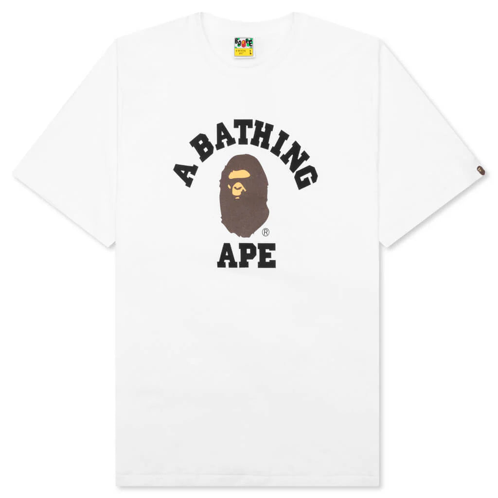 College Tee White