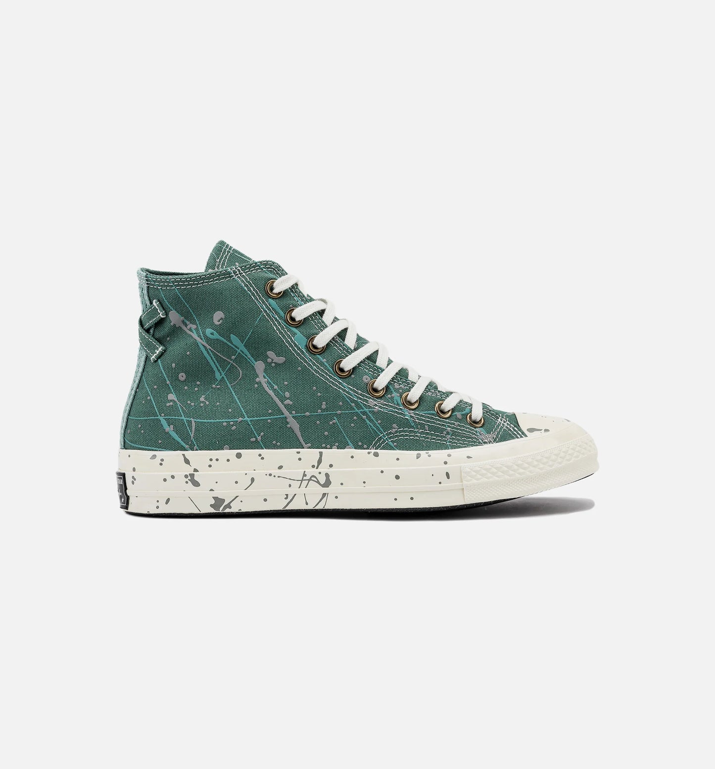 Chuck 70 High Paint Splatter Mens Lifestyle Shoe Admiral Elm Egret