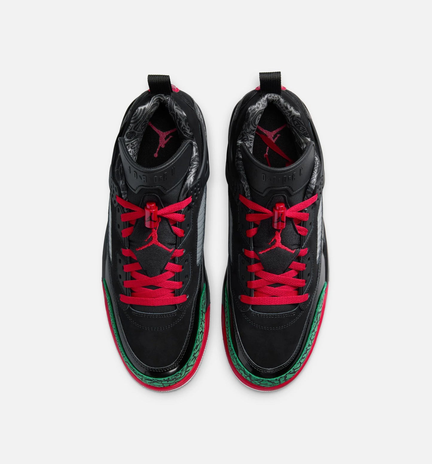 Spizike Low Mens Lifestyle Shoe Black Classic Green White Varsity Red