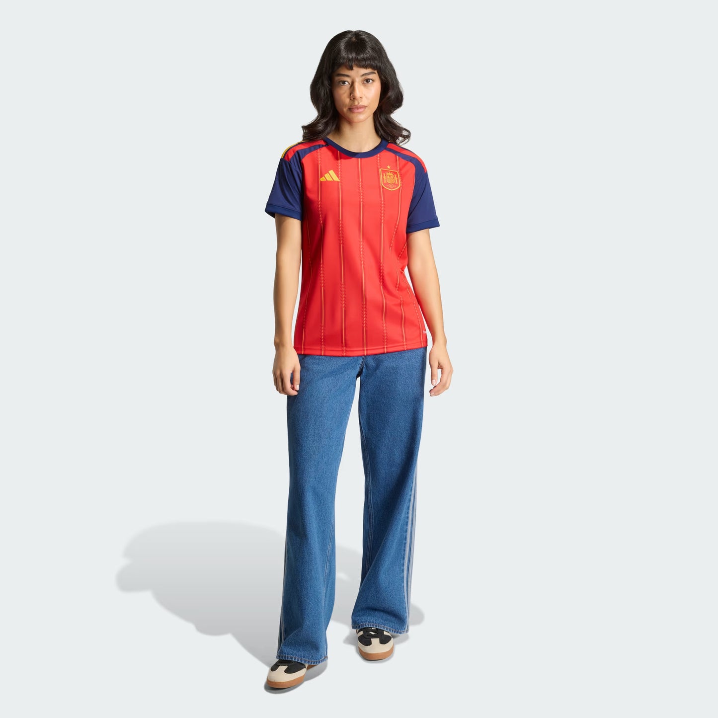 adidas Spain Home Womens Soccer Jersey 26 Red