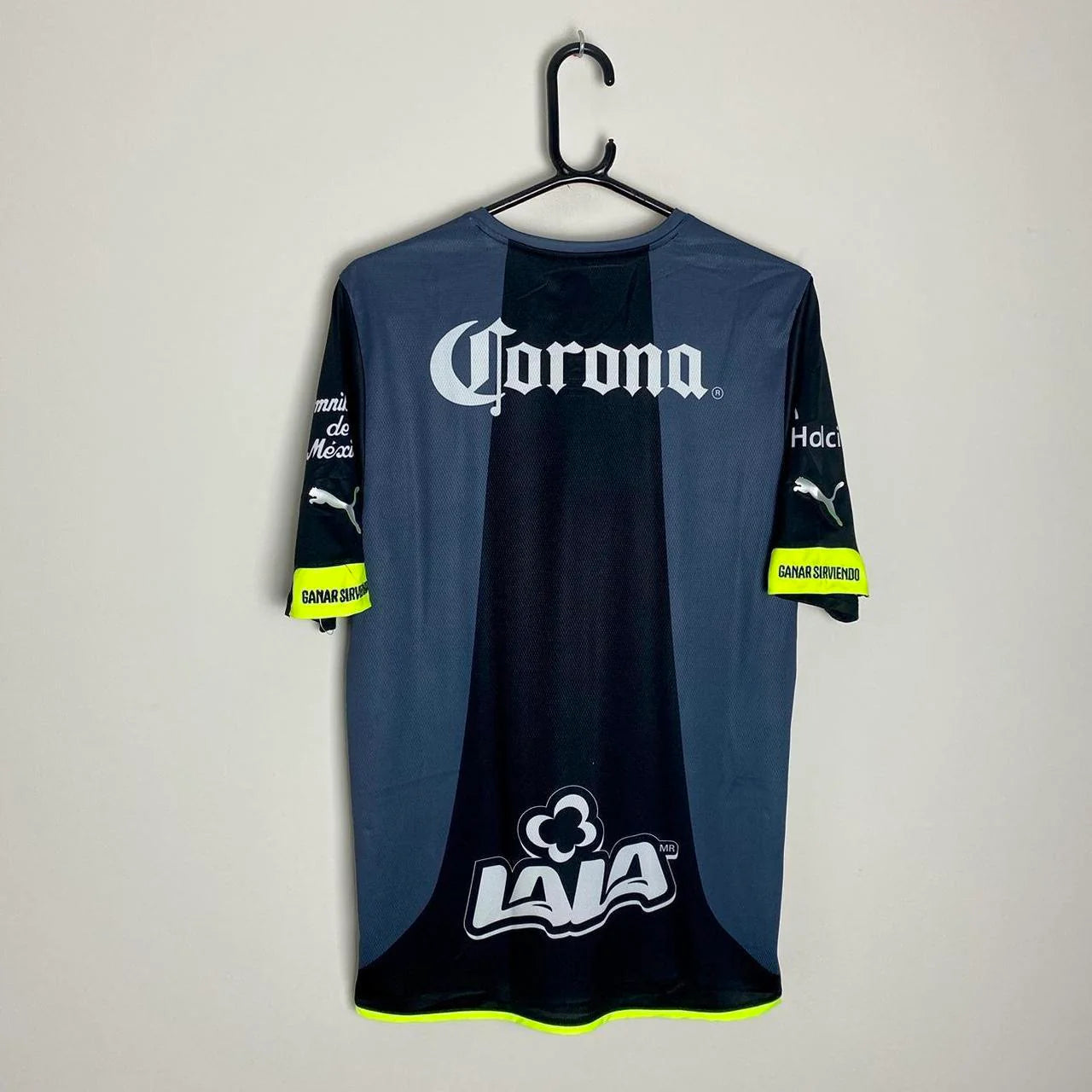 PUMA Santos Away Jersey 2014 Black Green