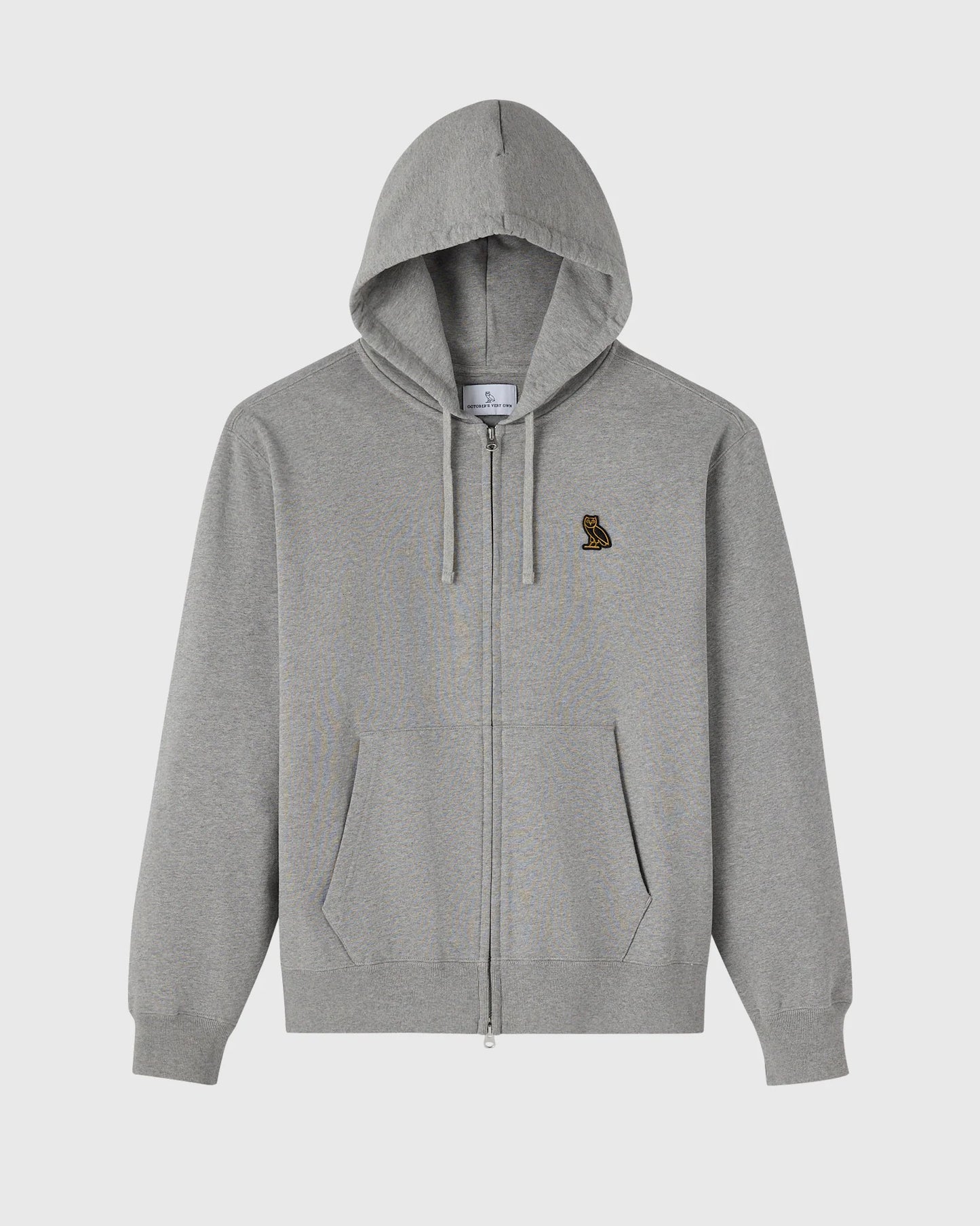Classic Full Zip Hoodie Heather Grey