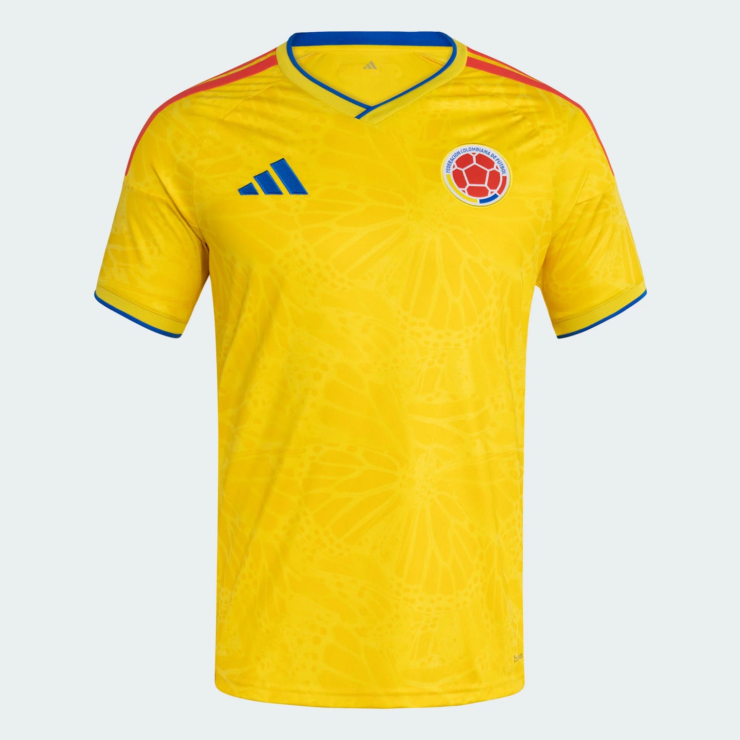 adidas Colombia Home Mens Soccer Jersey 26 Yellow