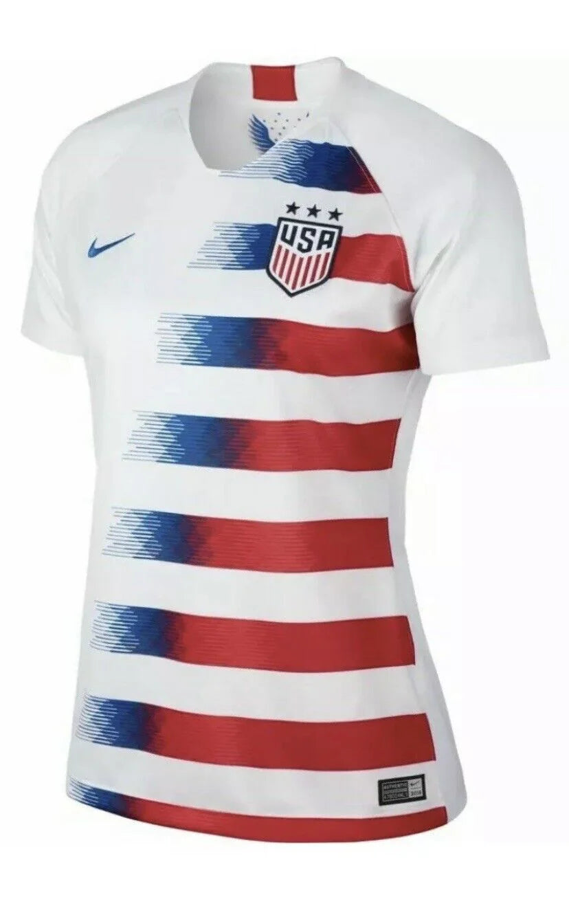 Nike USWNT 2018 Stadium Home Womens Jersey White Red Blue