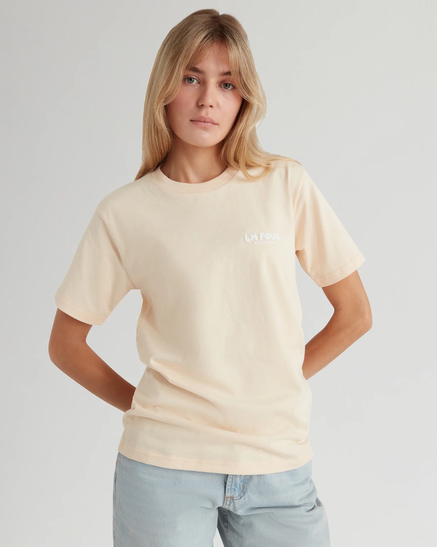 WORLDWIDE TEE PEACH