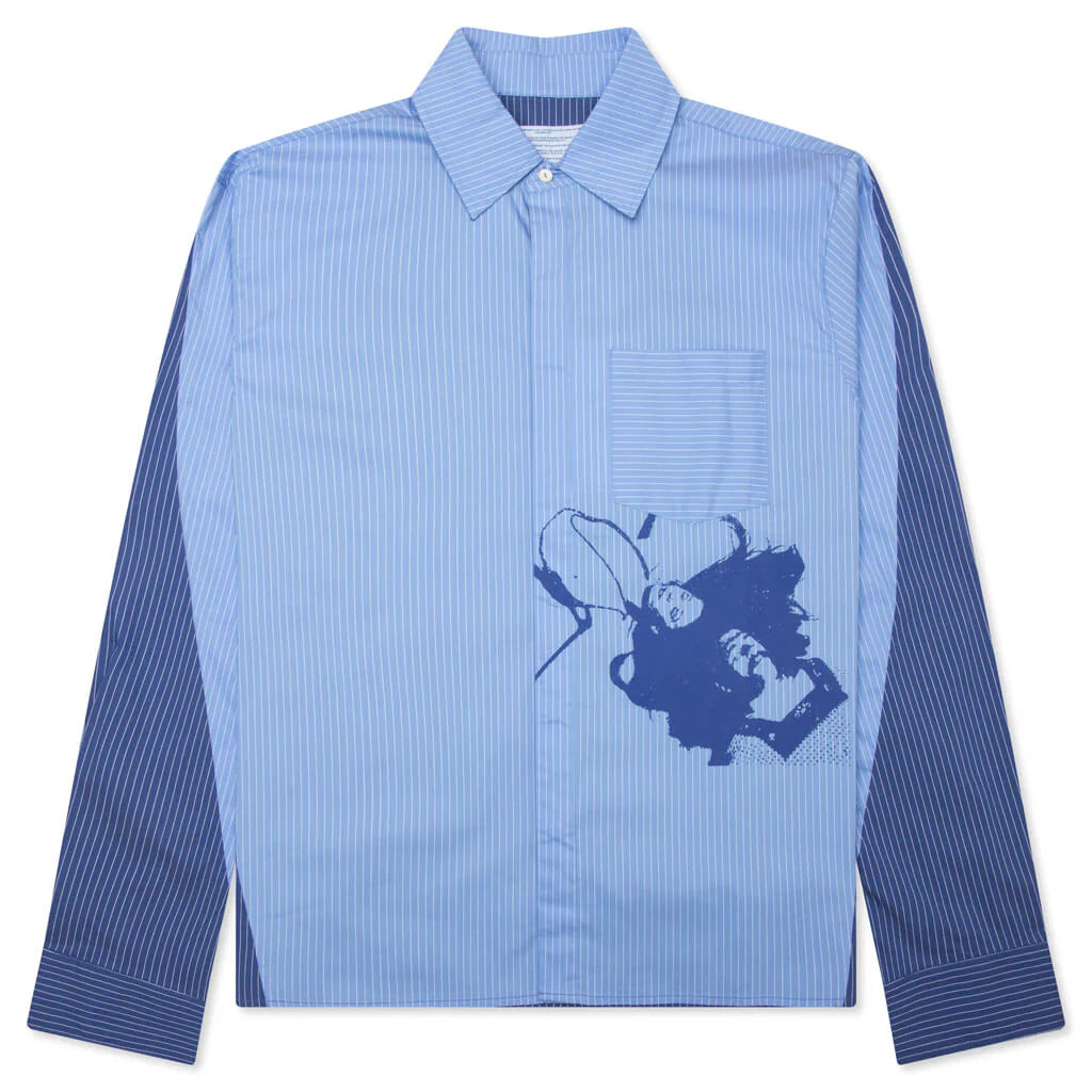 Togetherness Business Shirt Pinstripe Blue