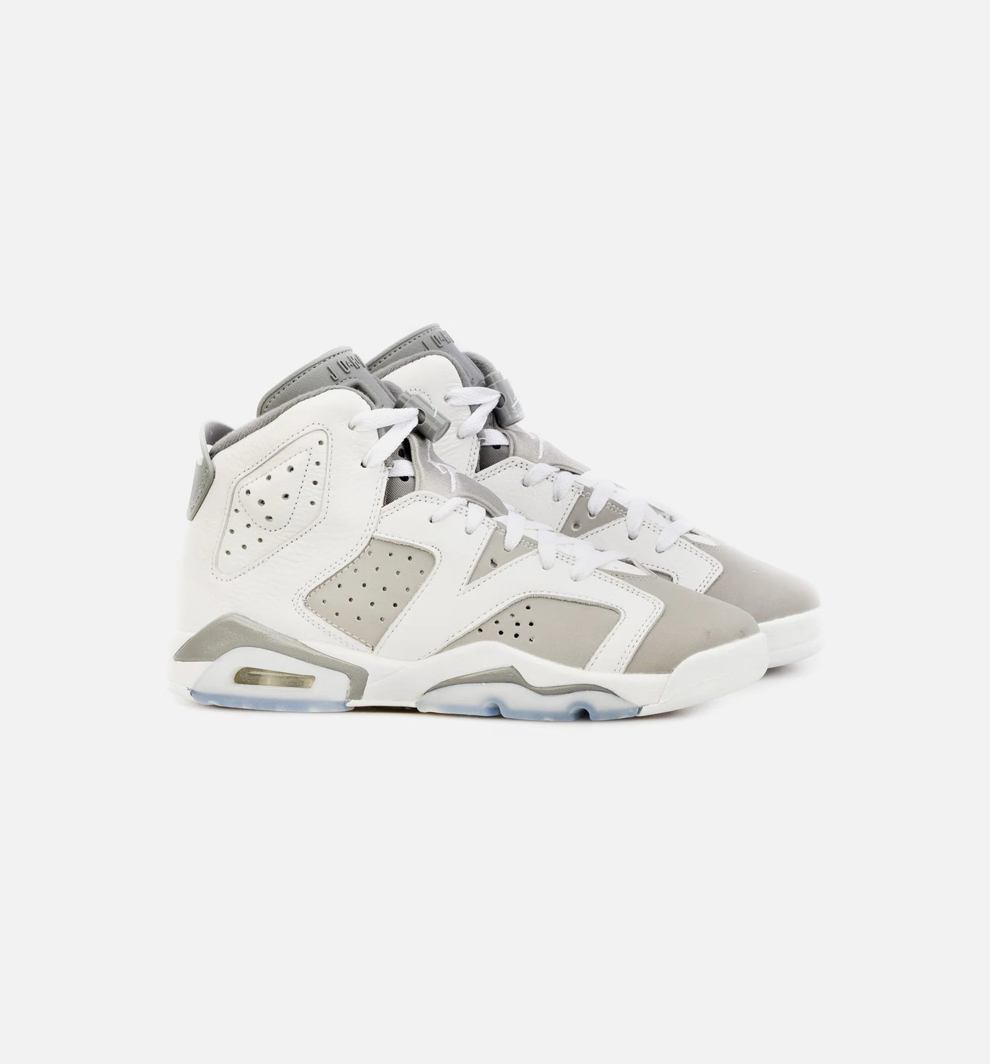 Air Jordan 6 Retro Cool Grey Grade School Lifestyle Shoe White Grey