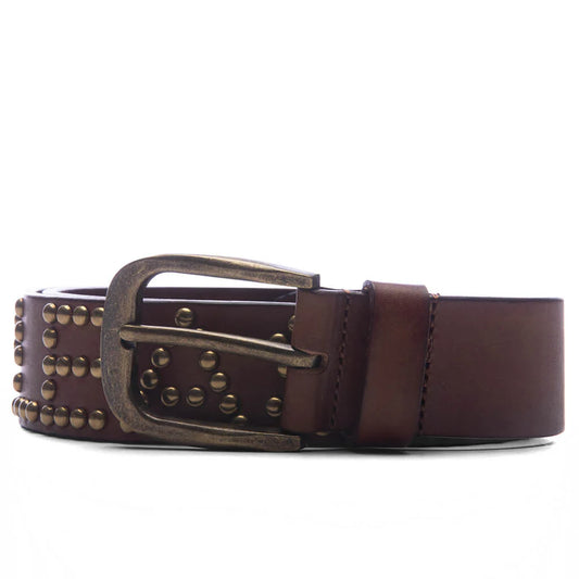 Studded Belt Brown