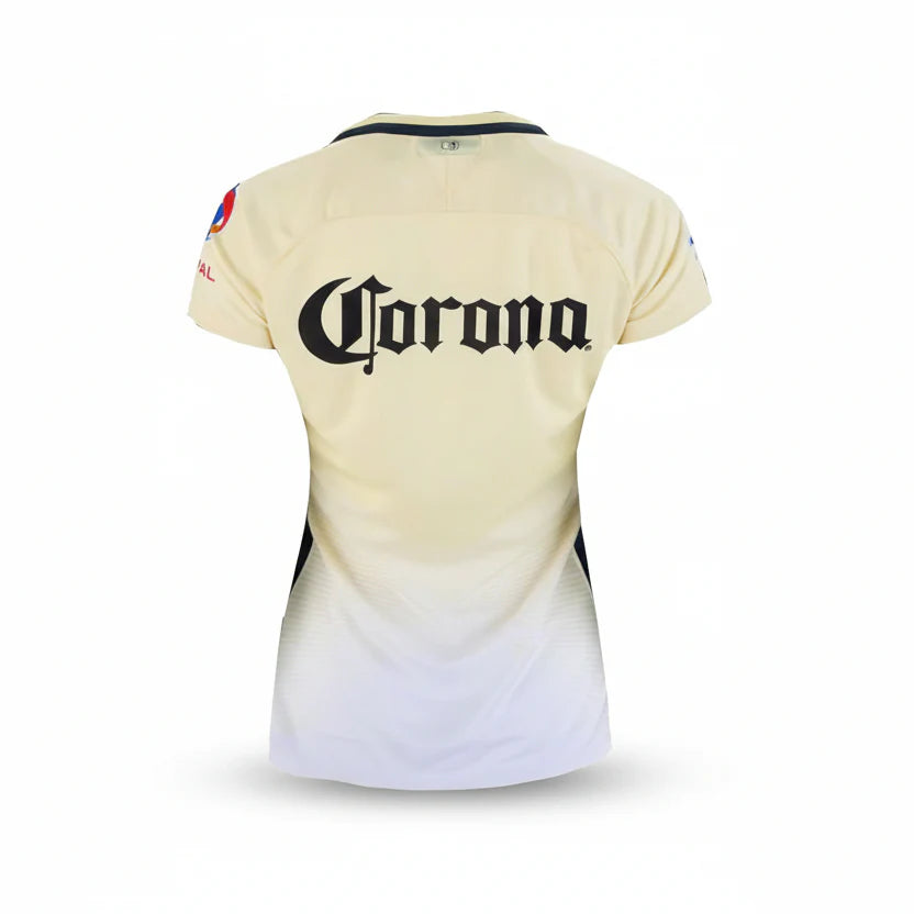Nike America Womens Home Jersey 16 Lemon White Navy