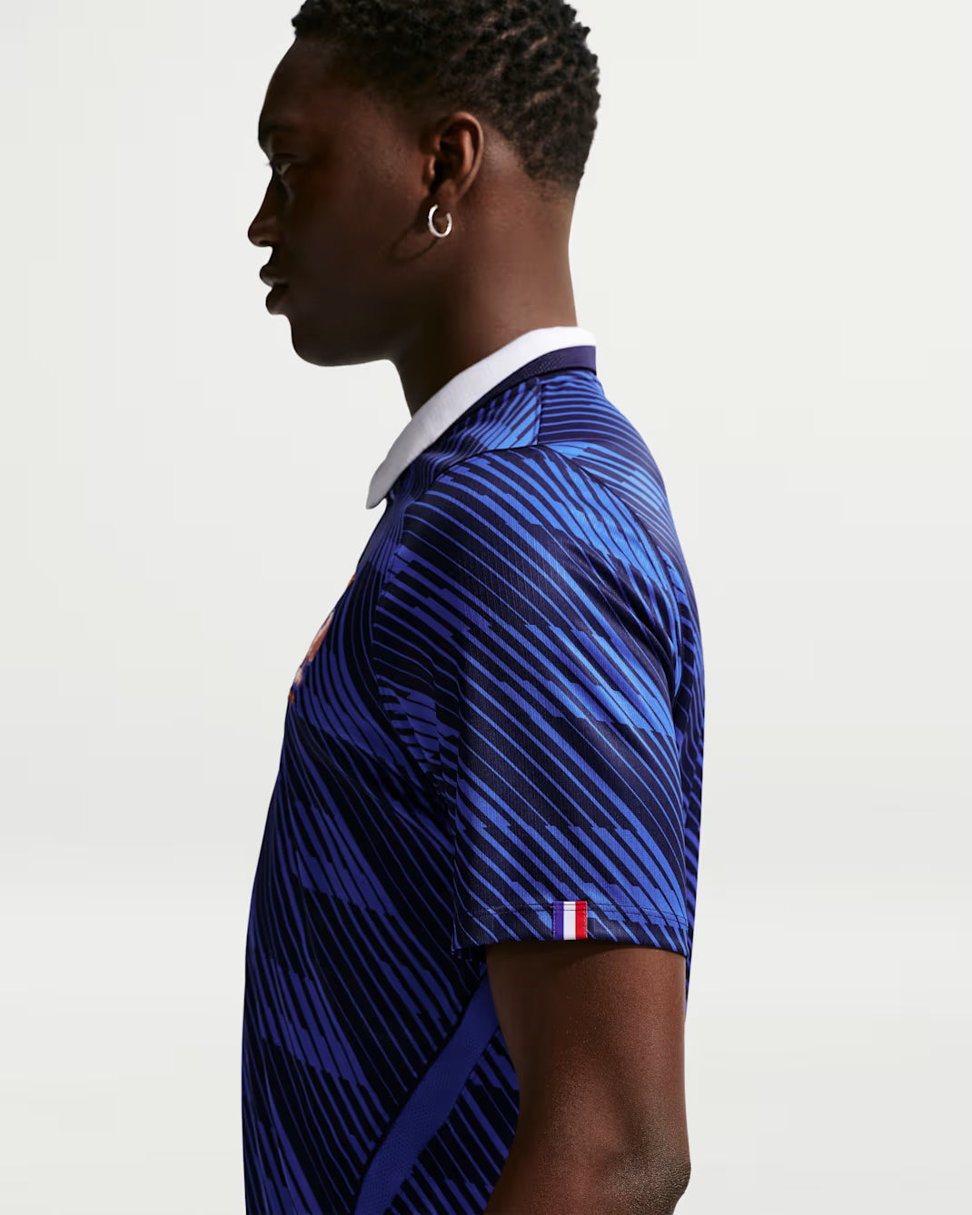 Nike France Home Mens Soccer Jersey 2026 Game Royal Blackened Blue White Metallic Copper