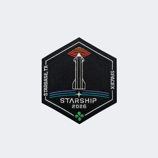 STARSHIP 2026 YEARLY MISSION PATCH