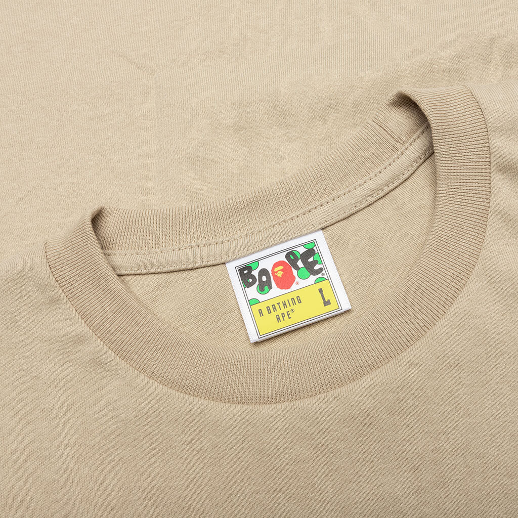 College Tee Beige