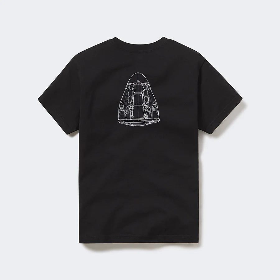 Kids Crew Dragon Schematic T Shirt
