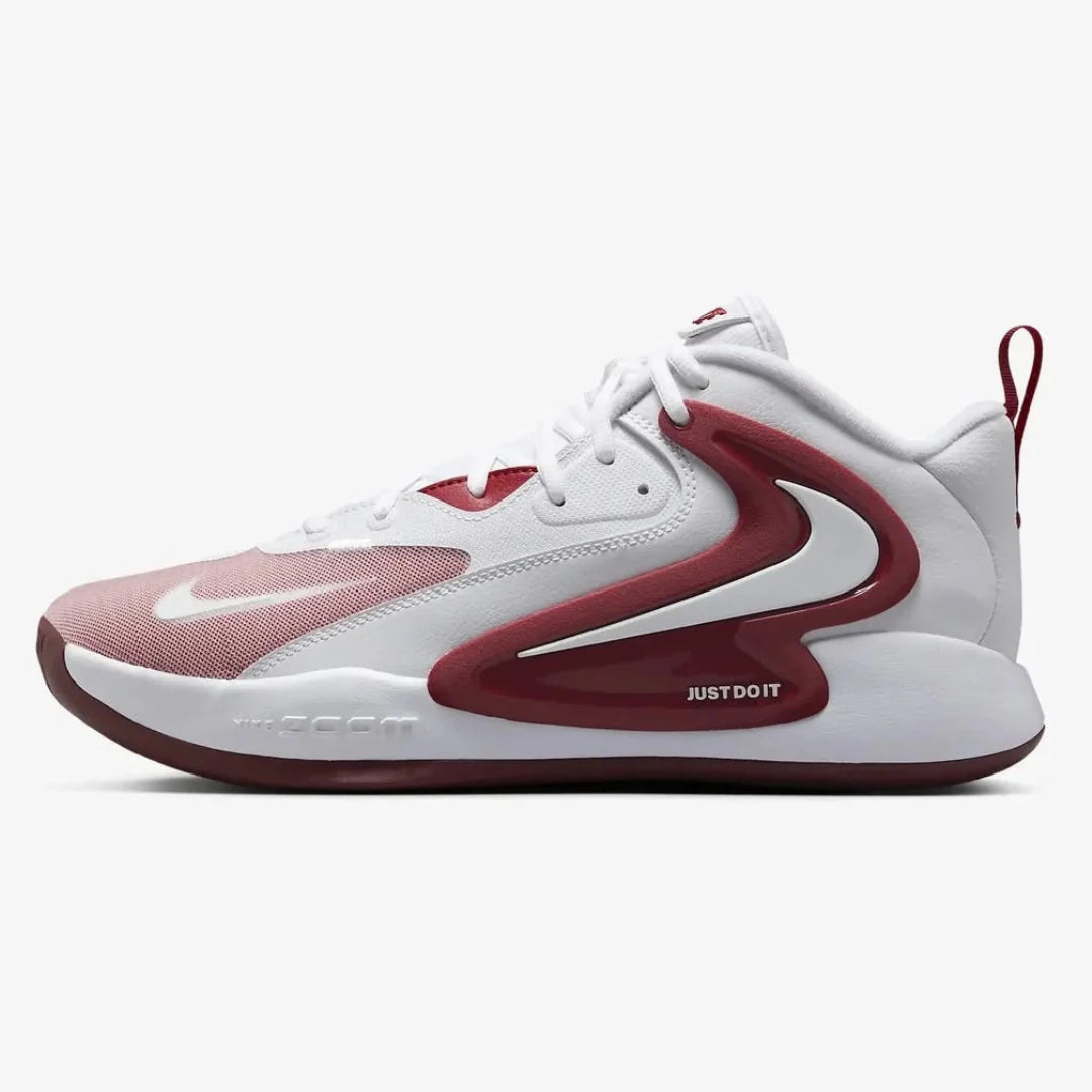 Tênis Nike React HyperSet 2 Vôlei Branco Vermelho