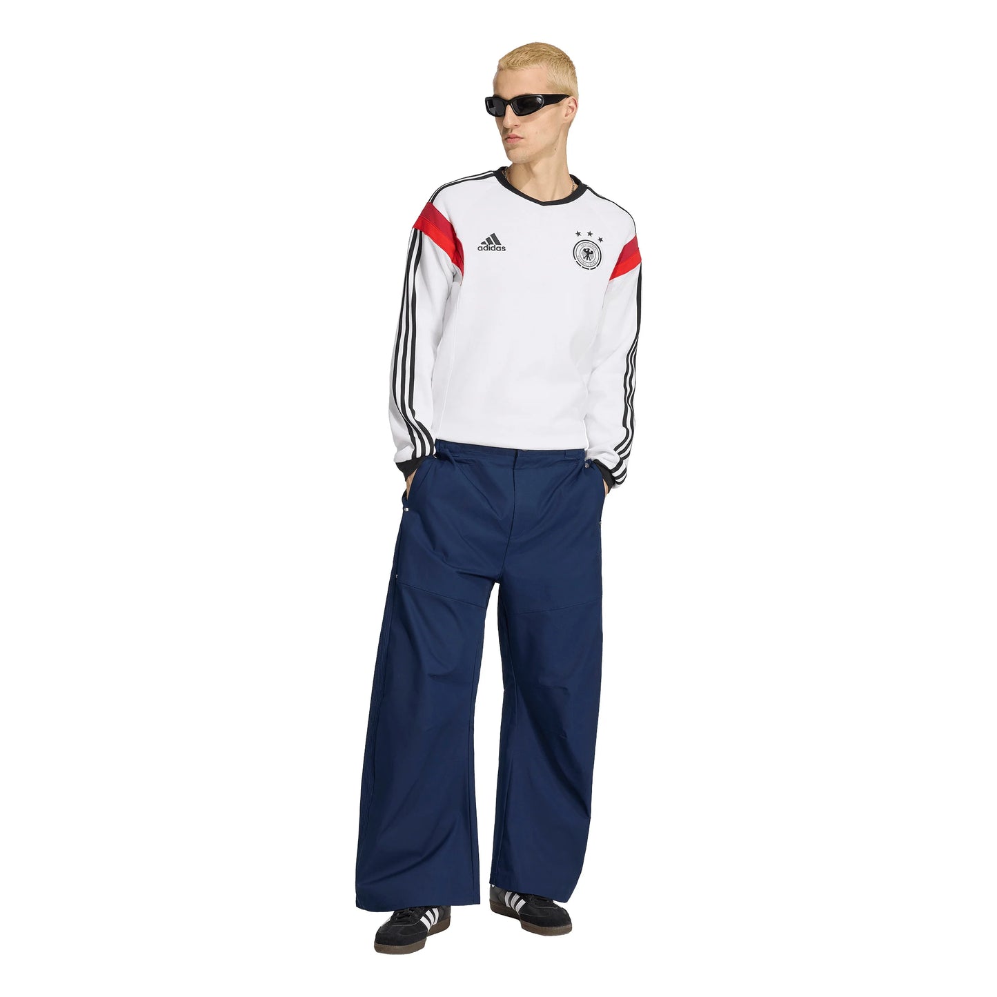 adidas Germany Crew 2014 Mens Soccer Sweatshirt White