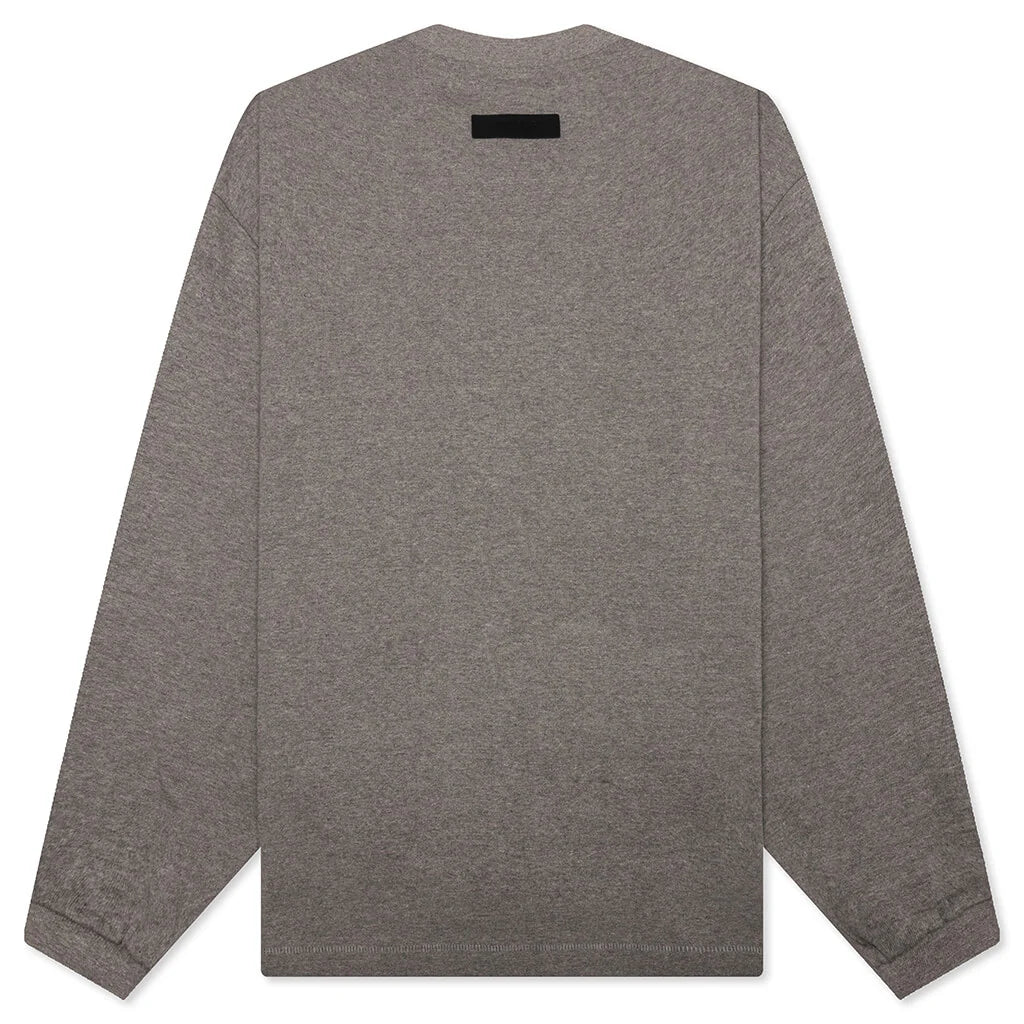 Heavy Long Sleeve Tee Heather Grey