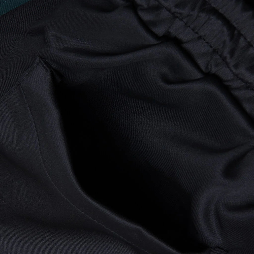 Weave Panel Shorts Black Green