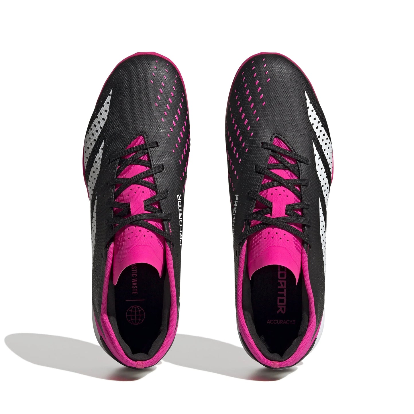 adidas Predator Accuracy3 TF Turf Shoes Black White Pink