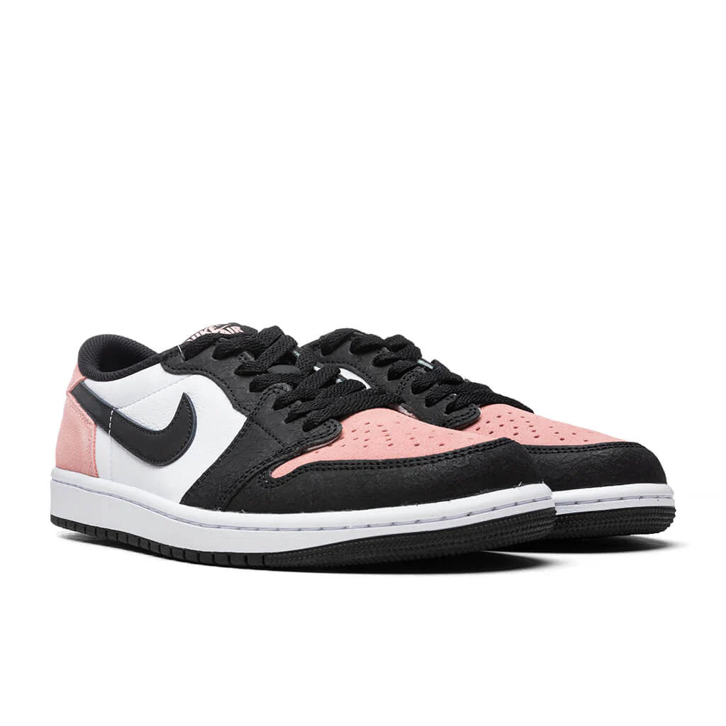 Air Jordan 1 Low OG GS Black Bleached Coral White