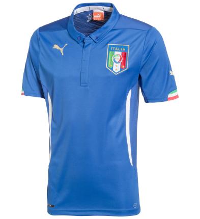 PUMA Italia Home Jersey 2014 Blue