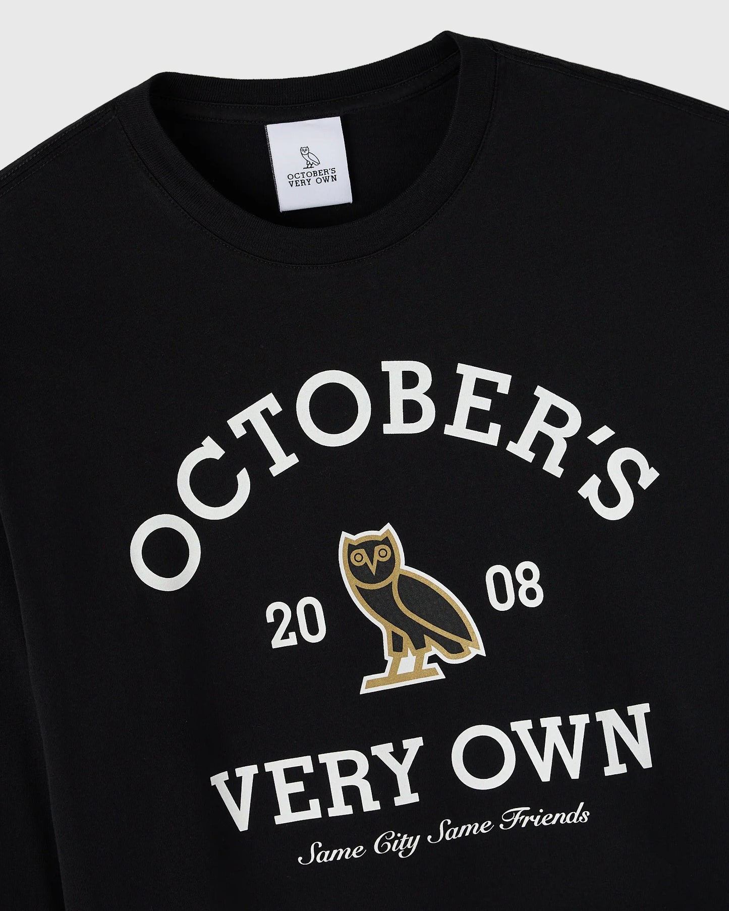 Collegiate Long Sleeve Tee Black