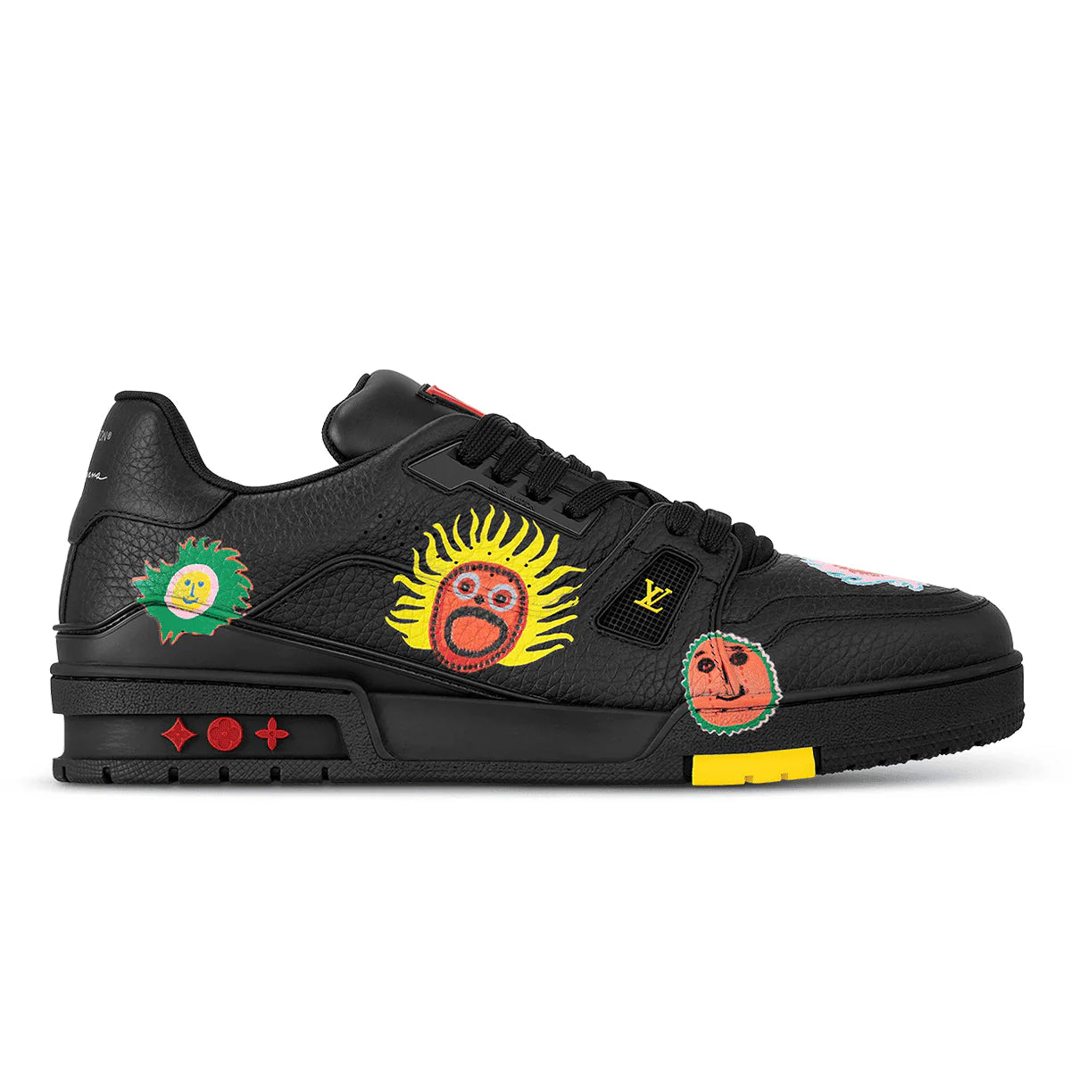 Louis Vuitton LV Trainer Sneaker x Yayoi Kusama Black Print