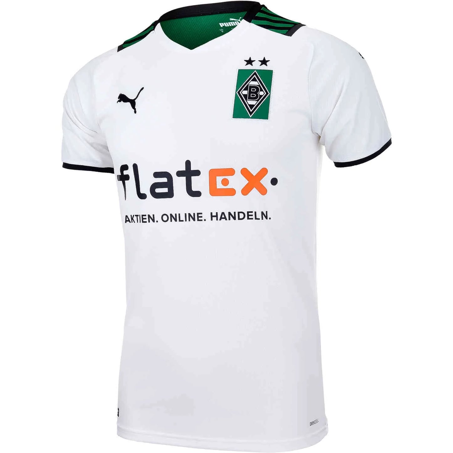 PUMA Borussia Monchengladbach Home Jersey 21 White Power Green