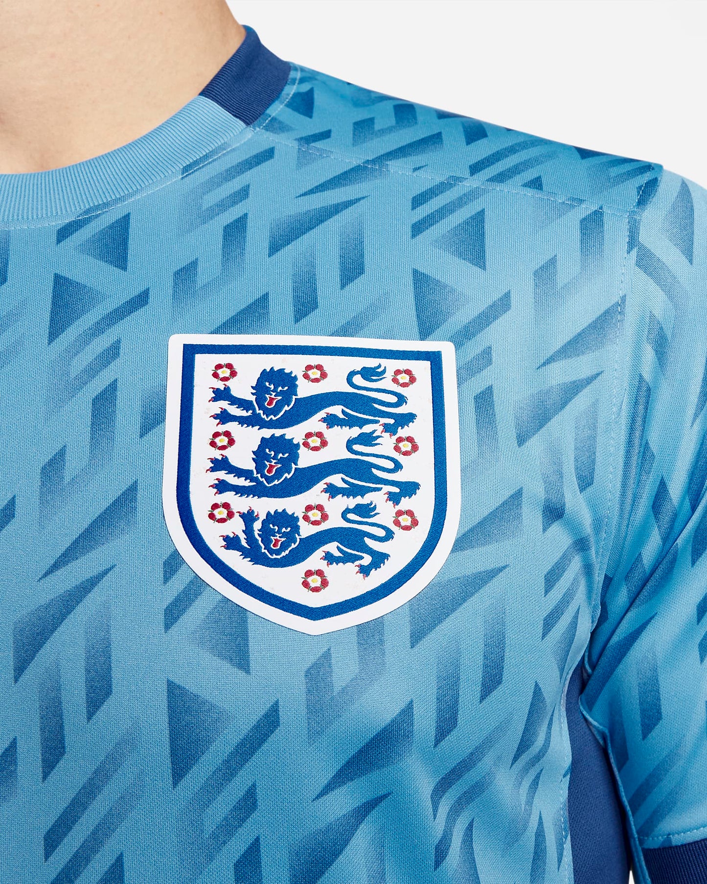 Nike England Away Jersey 23 Coast Gym Blue White