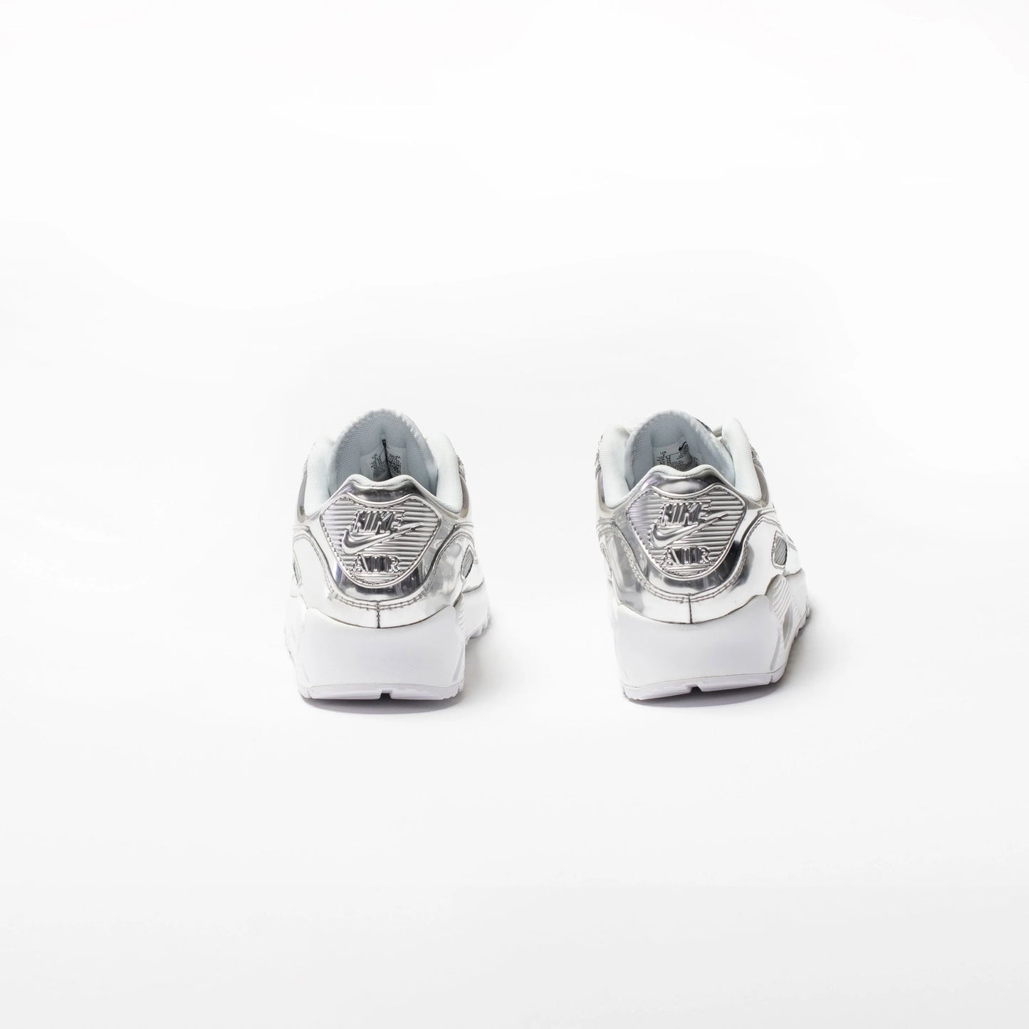 Air Max 90 Womens Running Shoe Platinum Silver Light Grey