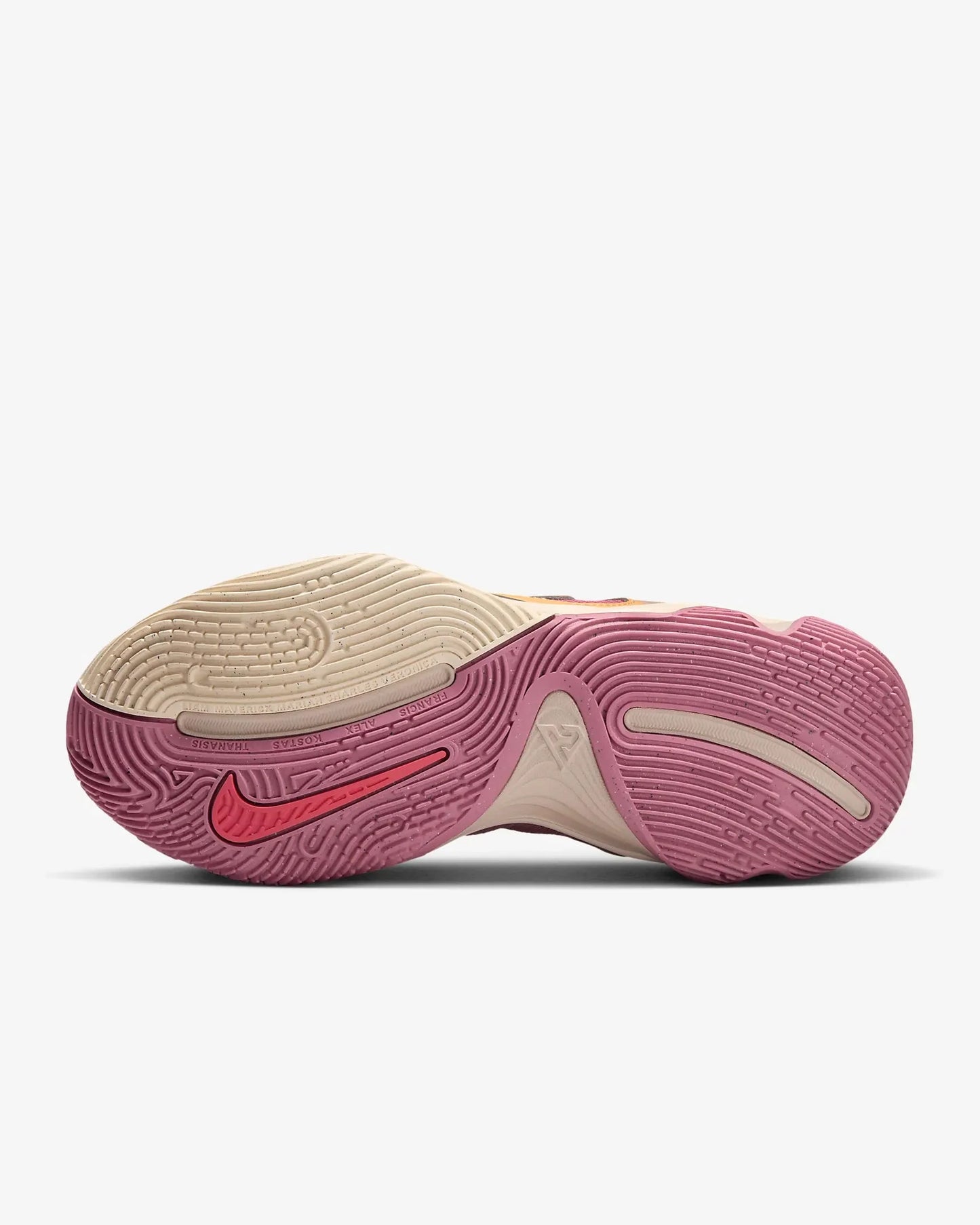 Tênis Nike Giannis Immortality 3 Bege Roxo