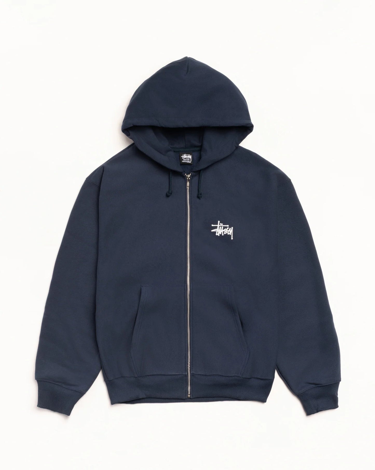 BASIC STÜSSY ZIP HOODIE