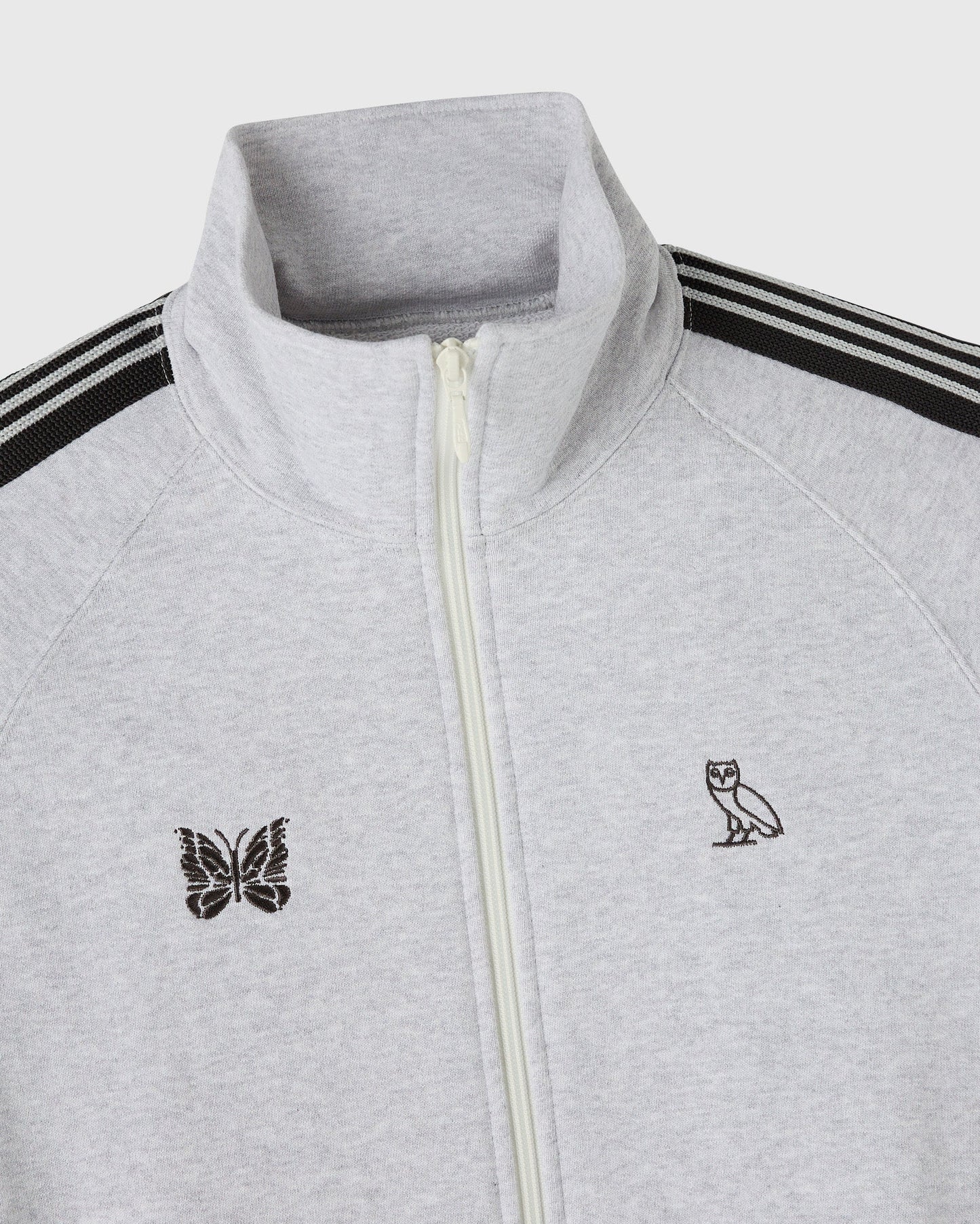 NEEDLES Full Zip Track Jacket Heather Grey