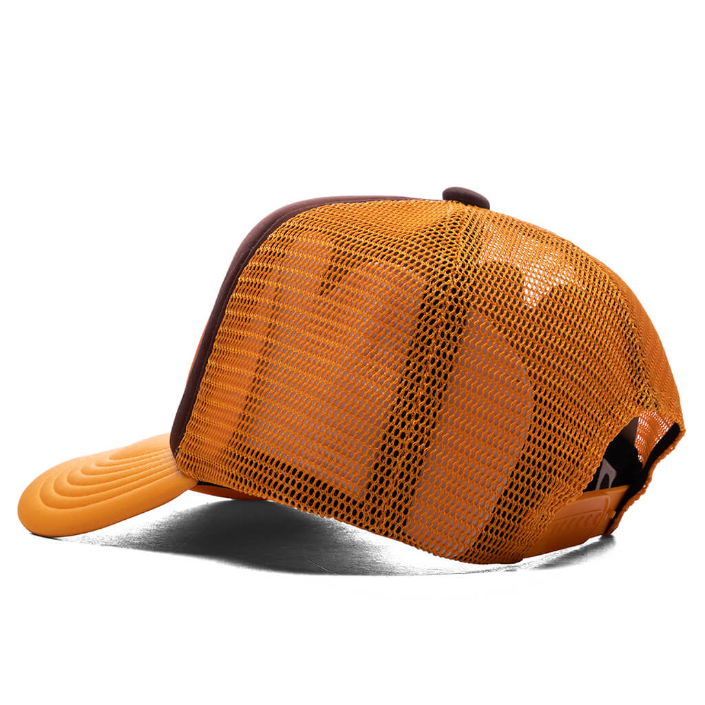 Kids Milo Face Mesh Cap Brown