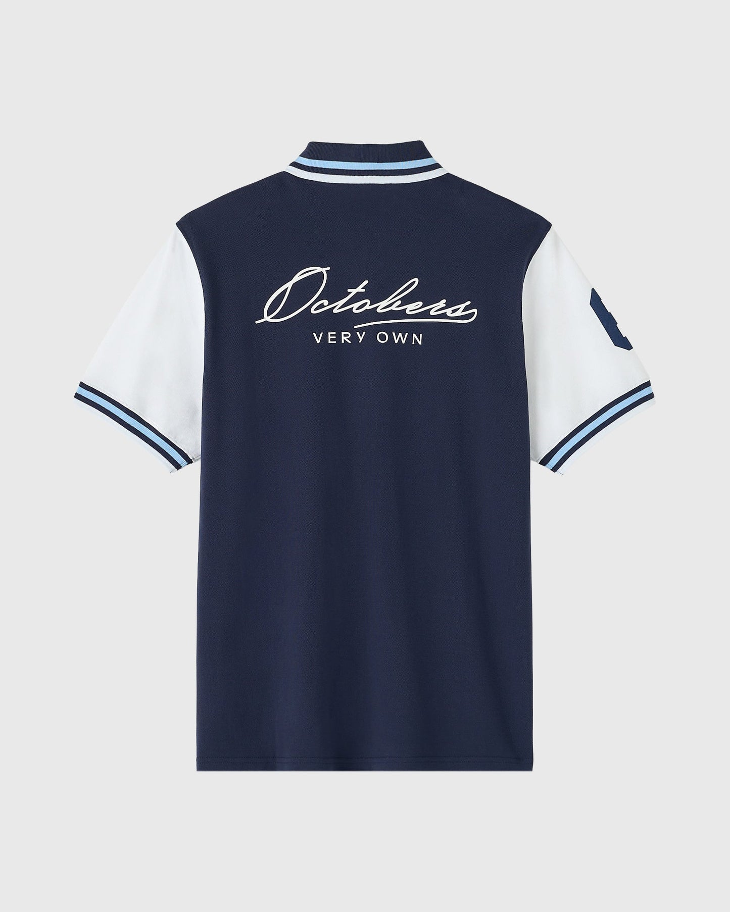 Quarter Zip Short Sleeve Polo Navy