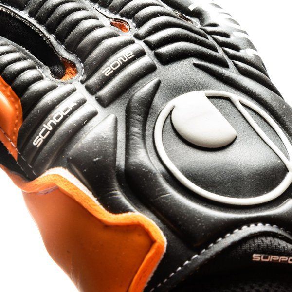Uhlsport Ergonomic HN Soft Support Frame Goalkeeper Gloves Orange Black