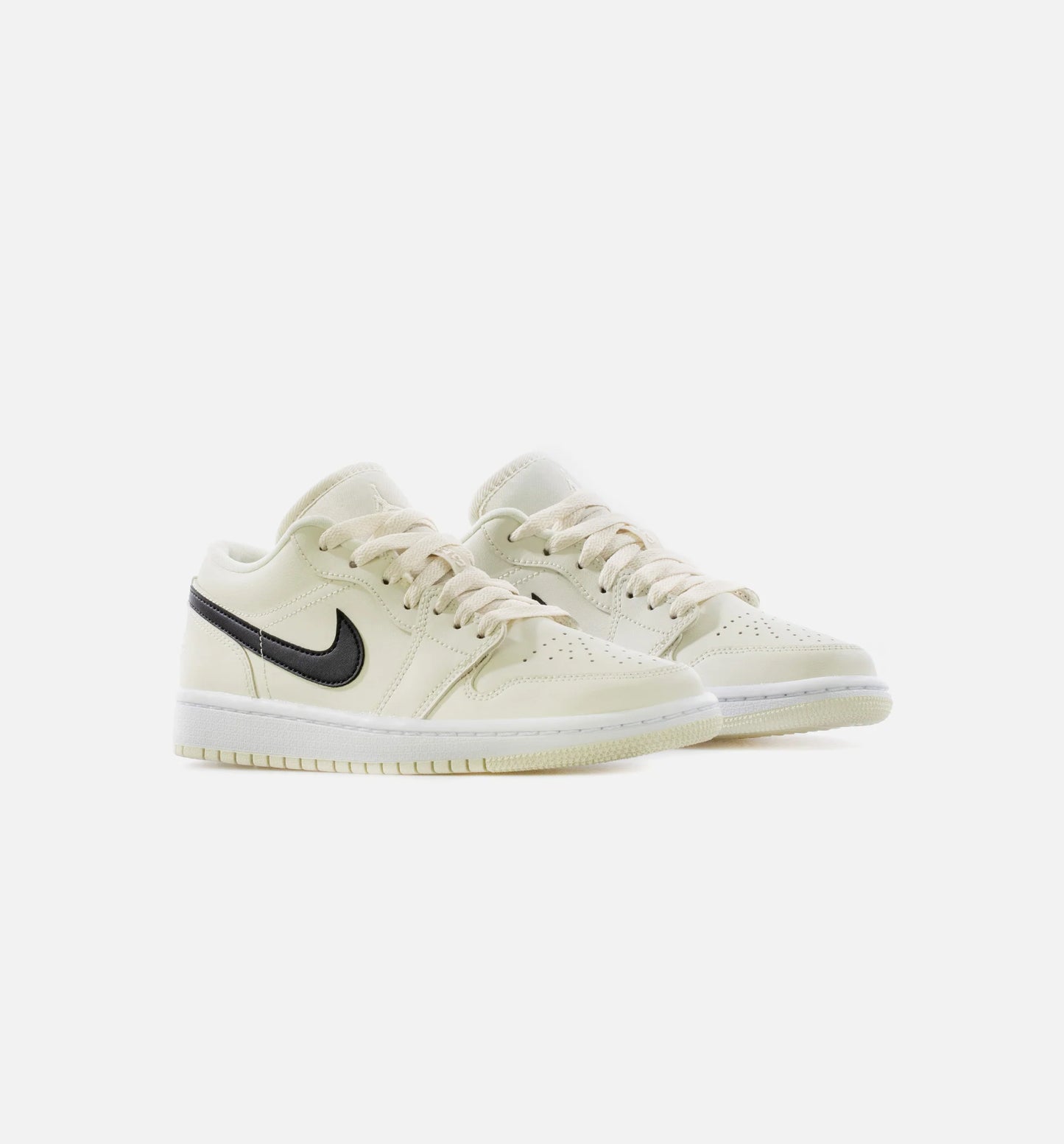 Air Jordan 1 Low Womens Lifestyle Shoe Cream Black White Limit One Per Customer