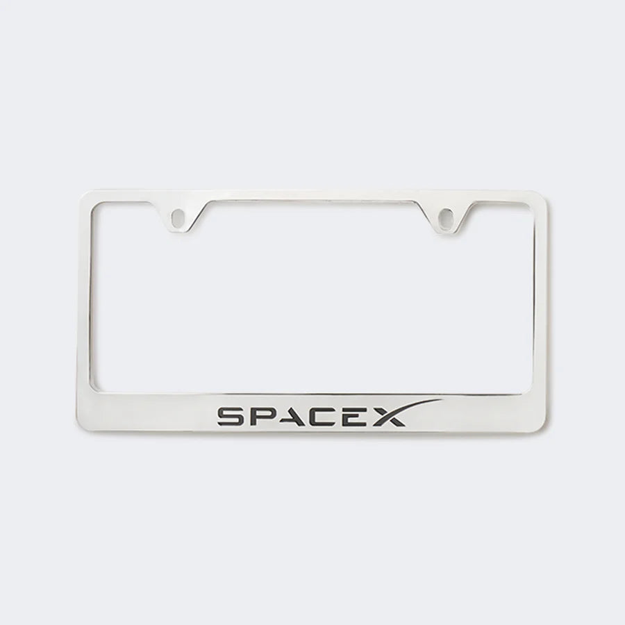 SPACEX LICENSE PLATE FRAME
