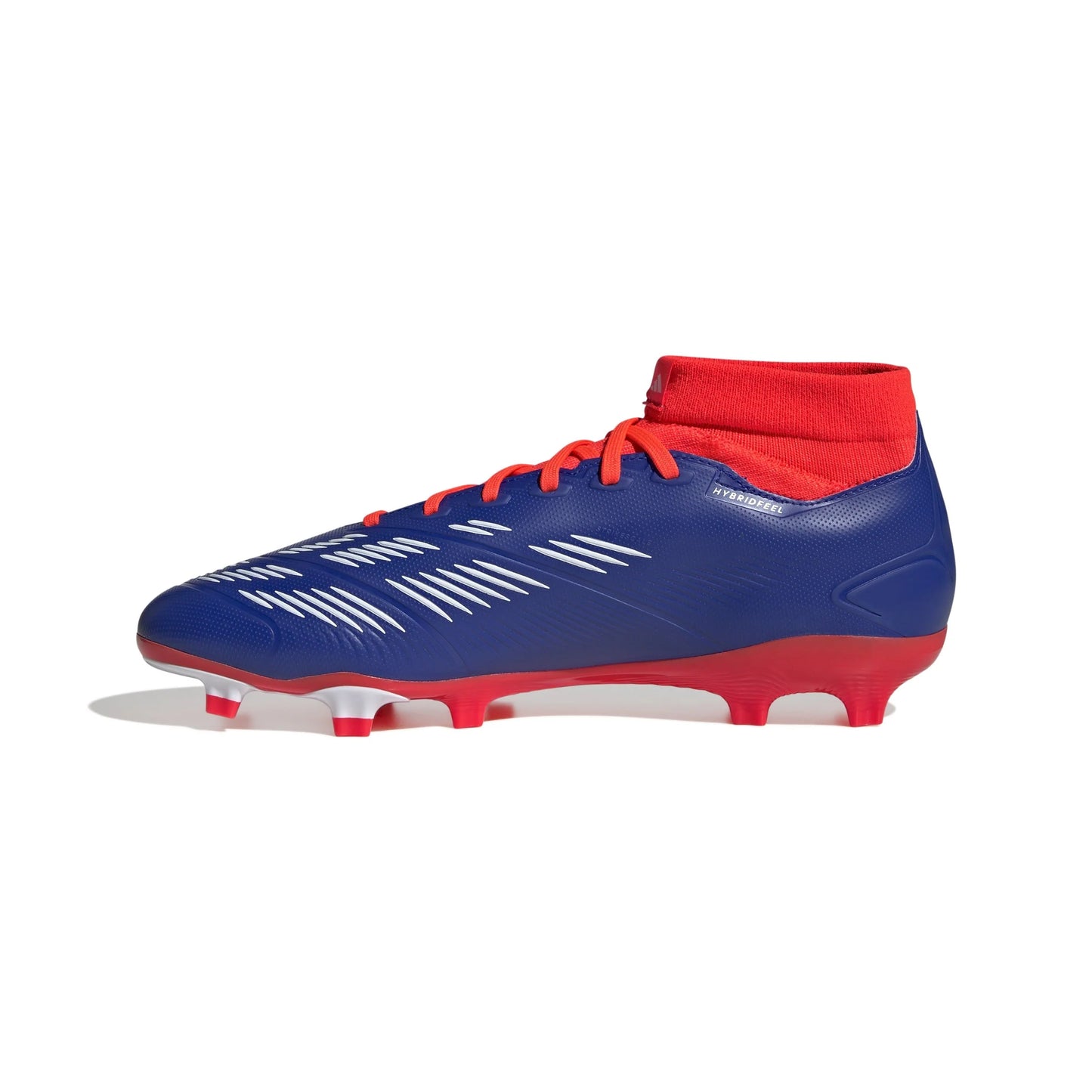 adidas Predator League Sock FG Firm Ground Soccer Cleats Lucid Blue White Solar Red