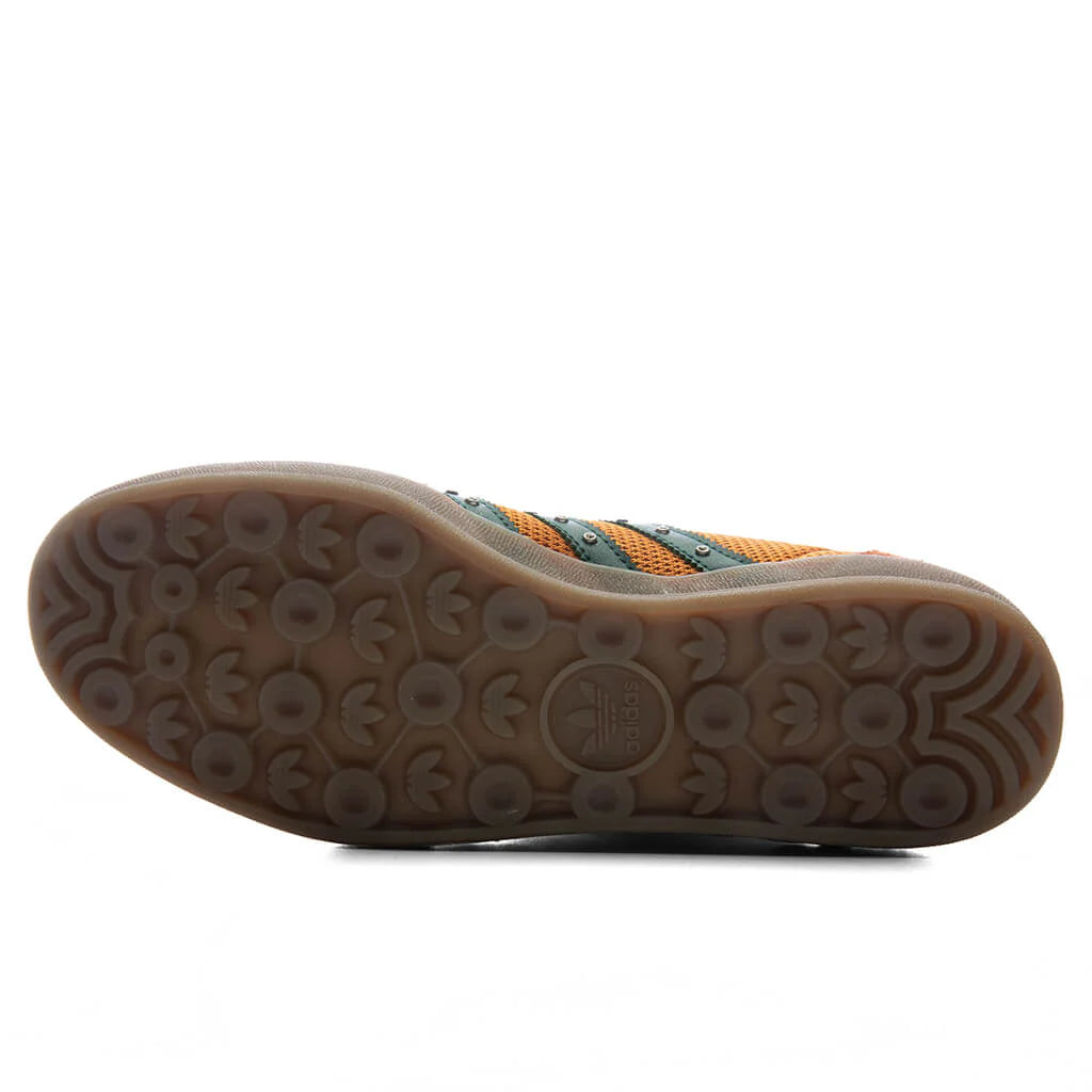 adidas Originals x Hardies Gazelle Rust Orange Collegiate Green Gum