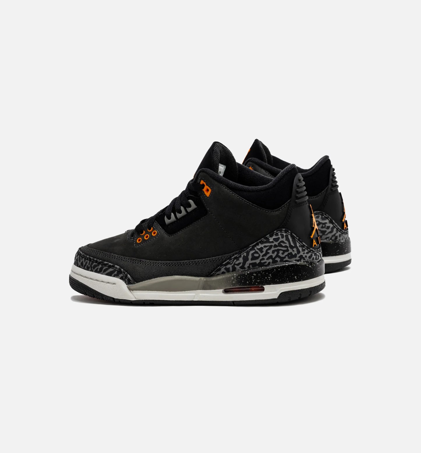 Air Jordan 3 Retro Fear Grade School Lifestyle Shoe Night Stadium Total Orange