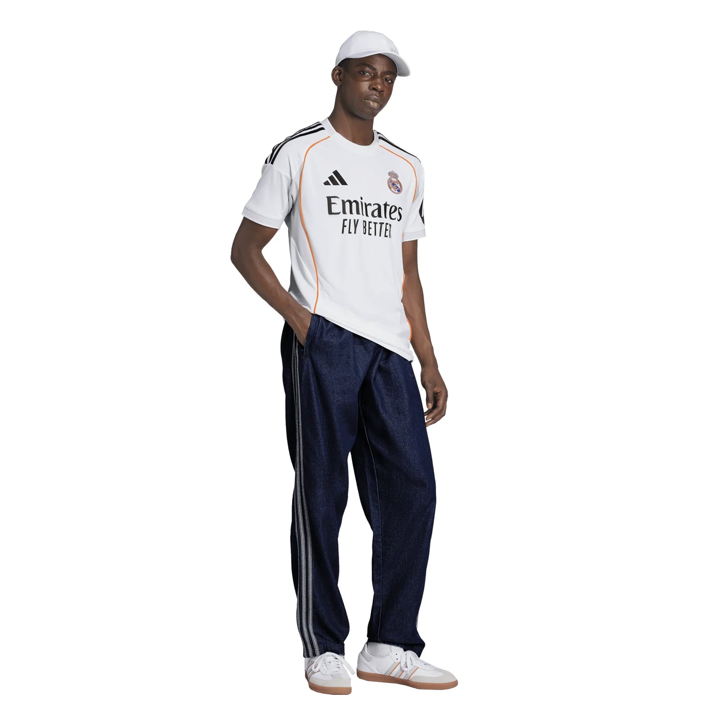 adidas Real Madrid Home Mens Soccer Jersey 25 26 White