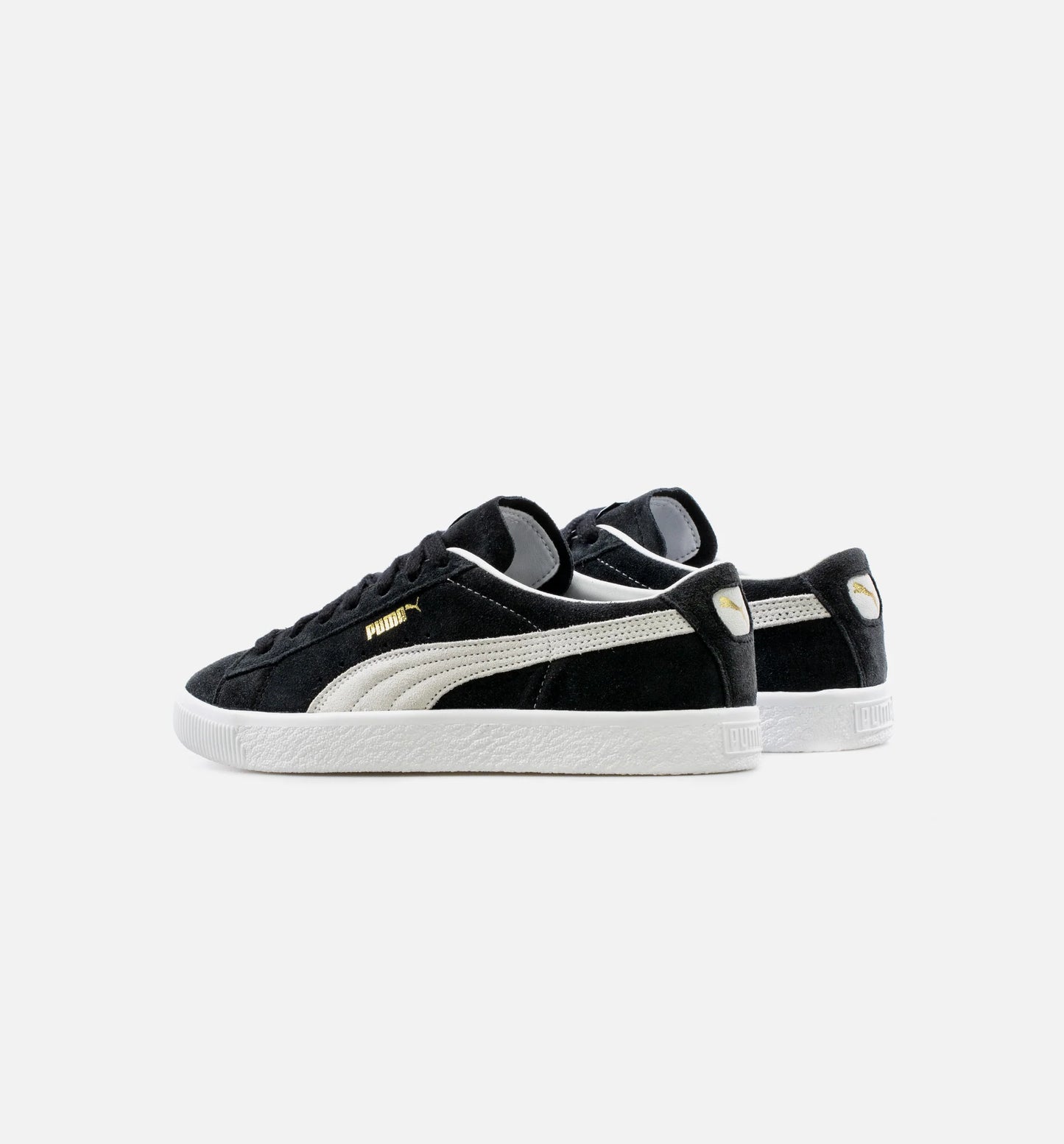 Suede VTG Mens Lifestyle Shoe Black White