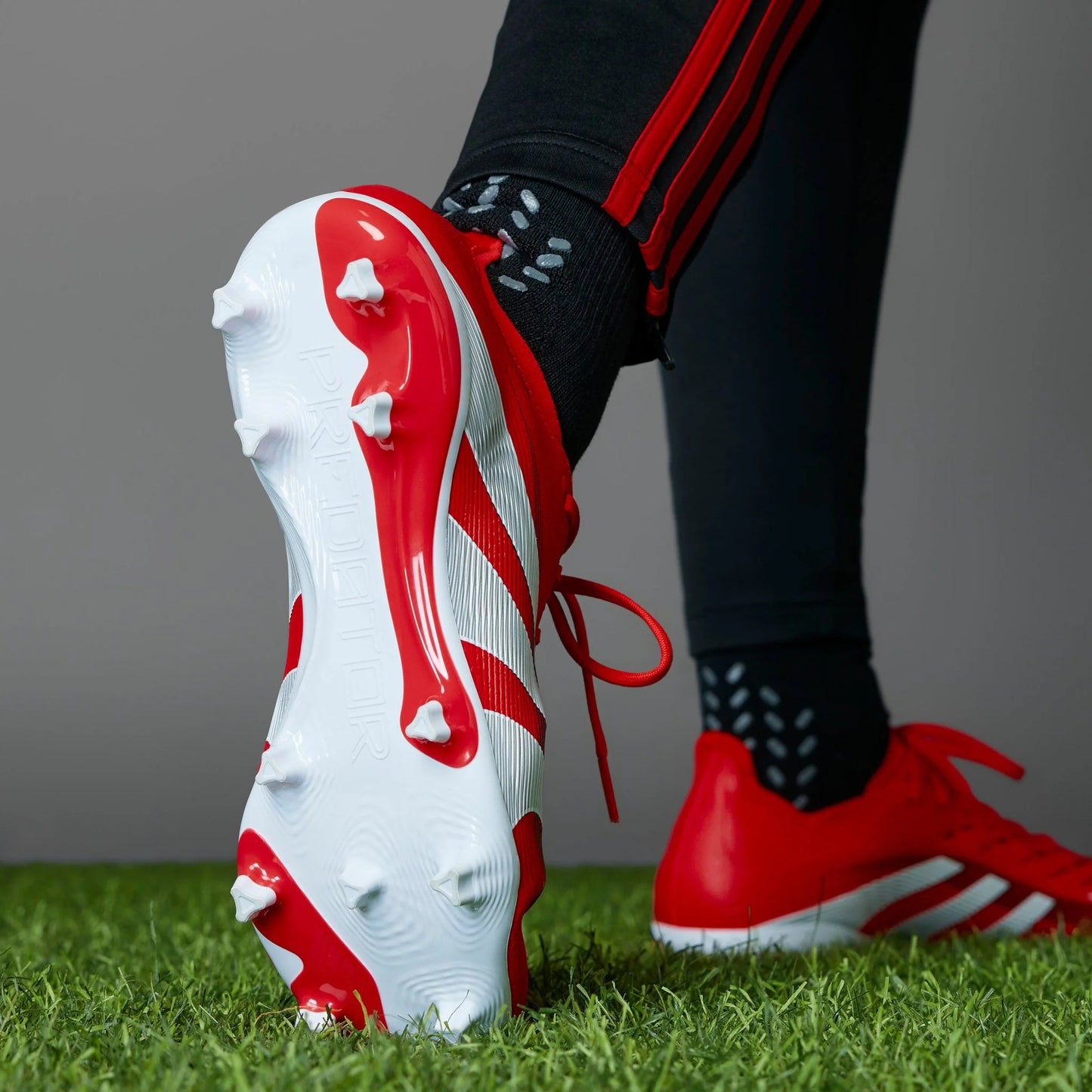 adidas Predator League Firm Multi Ground Boots Red White