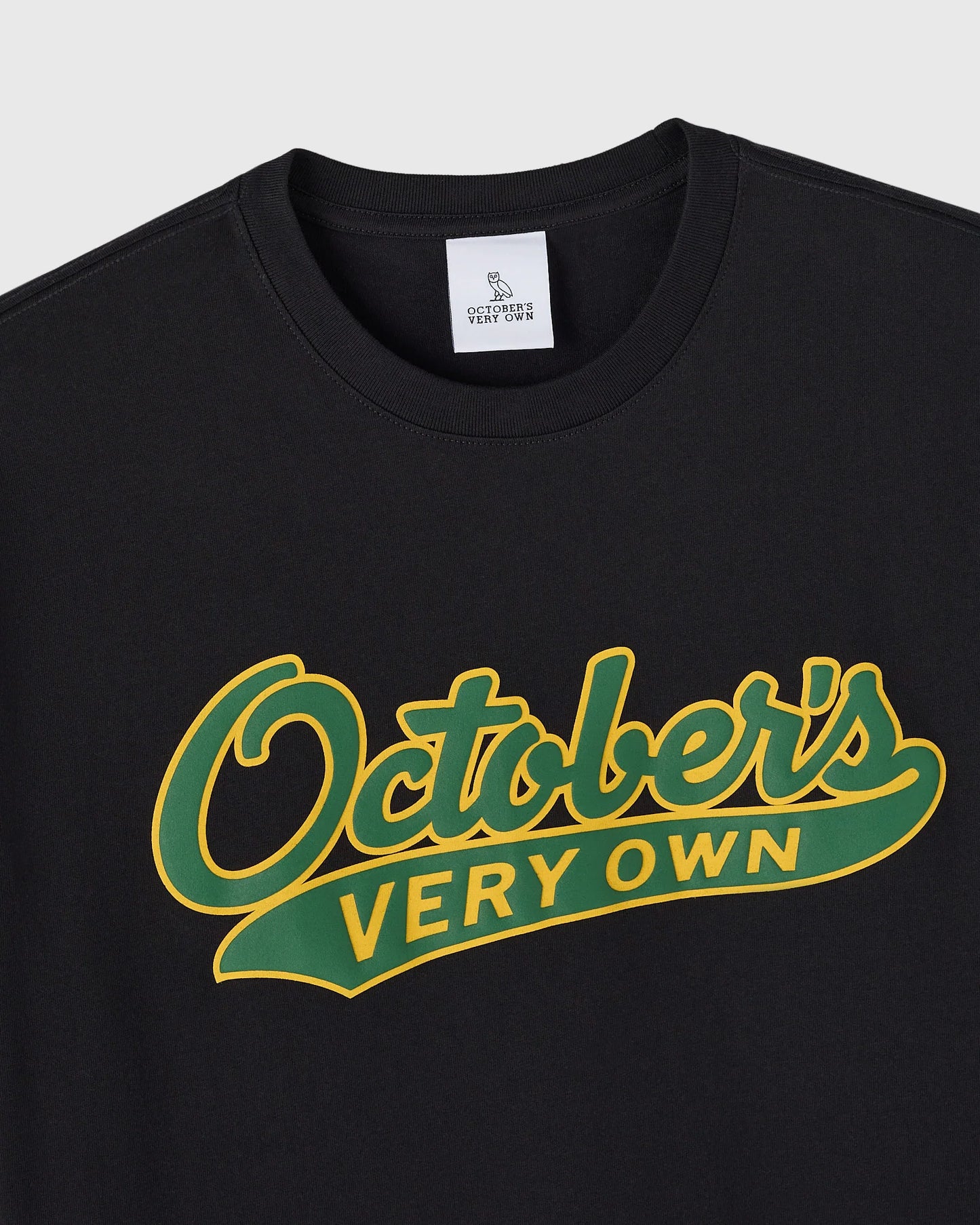 Sports Script Tee Black