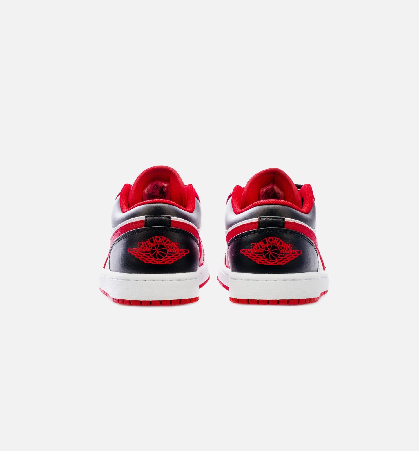 Air Jordan 1 Low Reverse Black Toe Mens Lifestyle Shoe Red Black Free Shipping